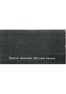 Polaroid 103 manual. Camera Instructions.